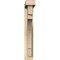Ekena Millwork Merced Block Rough Sawn Bracket w/ Offset Brace, Douglas Fir, 4"W x 18"D x 26"H BKT0402X18X26MRC05RDF - alternate 2